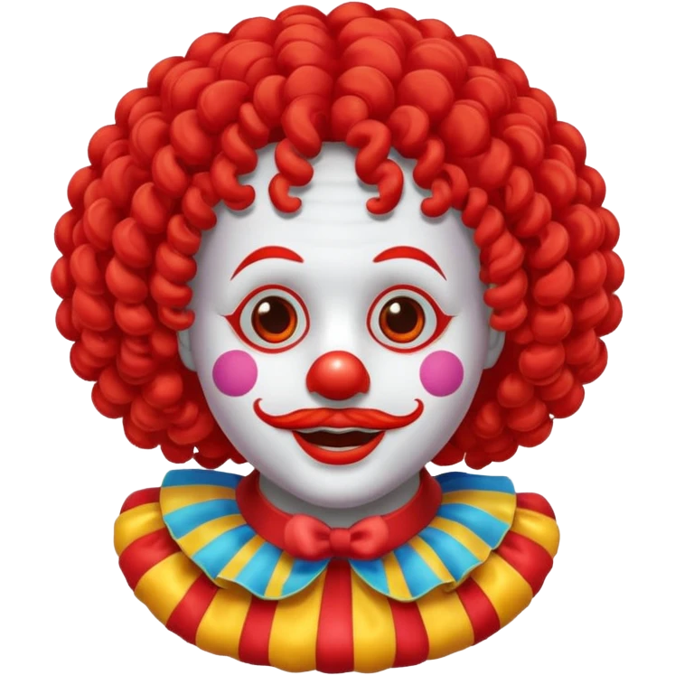 clown wig emoji