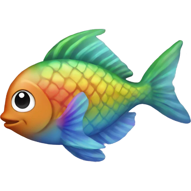 ramp with rainbow fish emoji