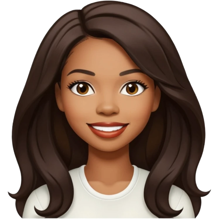 Tenitra Michelle Williams, R&B Singer from Destiny's Child with long dark brown hair, medium dark skin emoji