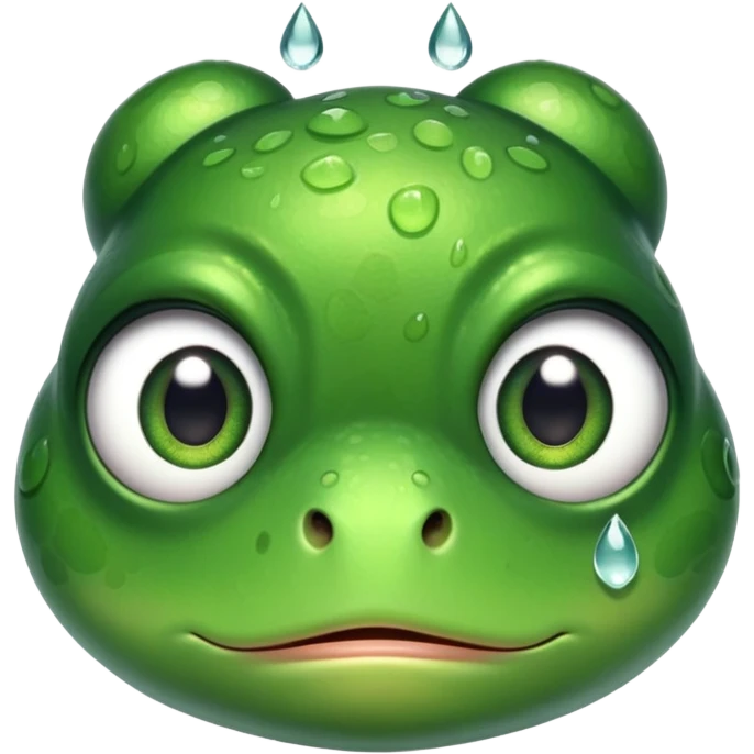 Frog crying emoji