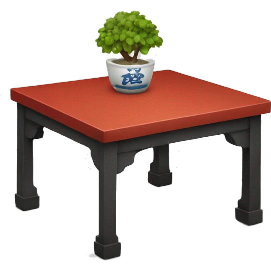 Chinese square table emoji