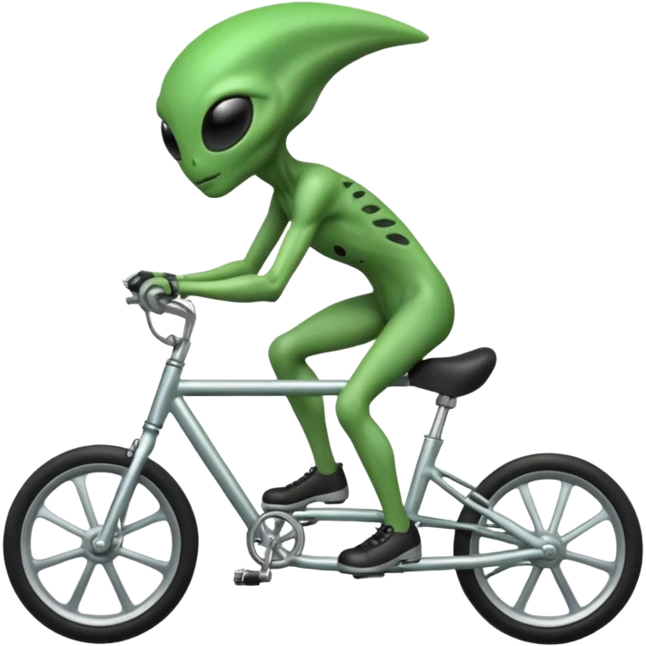 alien on bike emoji