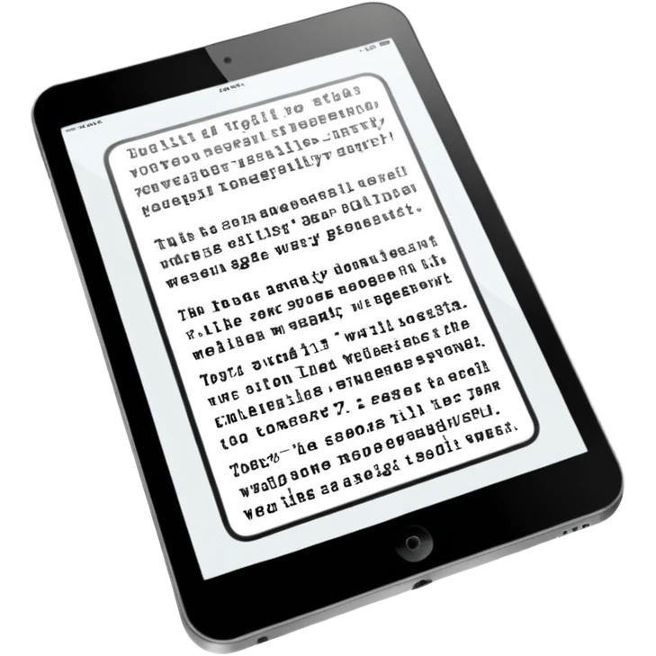 only written text on tablet emoji