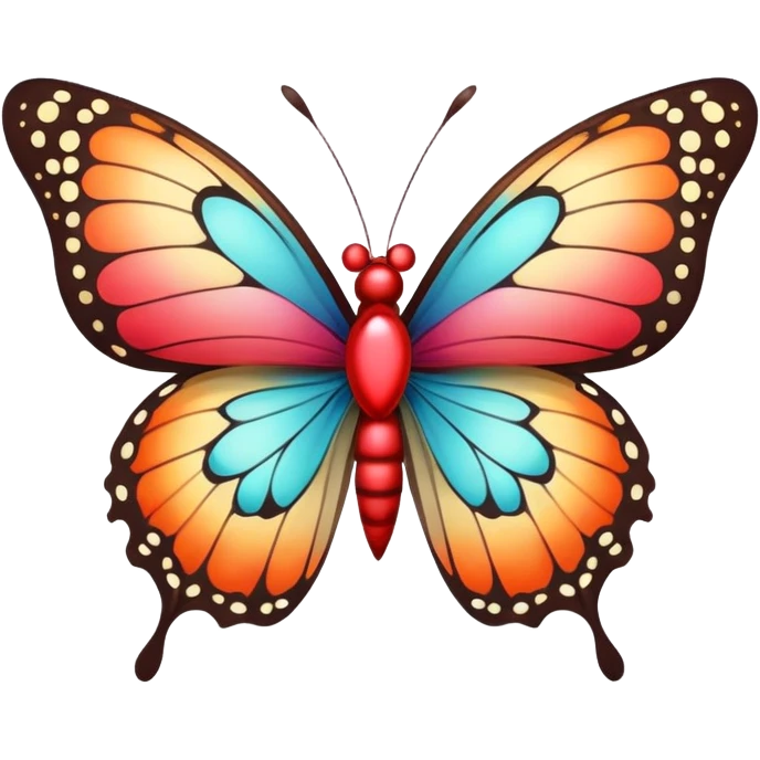 Butterfly with heart eyes  emoji