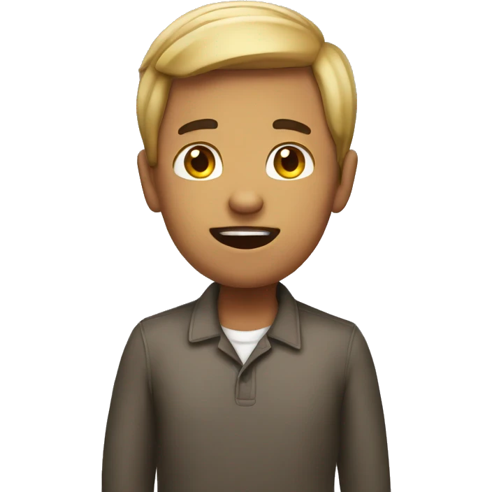 an emoji speaking English emoji