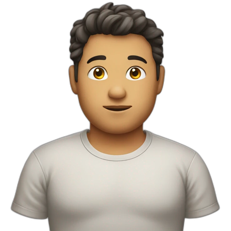 plump boy tight shirt emoji