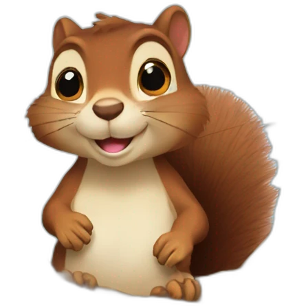 squirrel in the nest emoji