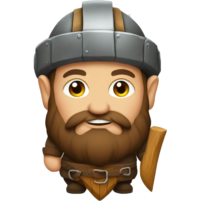 dwarf with miner's pick  emoji