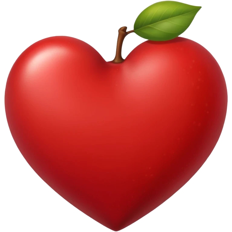 heart shaped fruit emoji