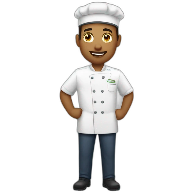 Saïd the canteen staff emoji