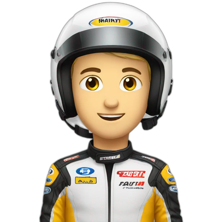 Karting pro driver emoji
