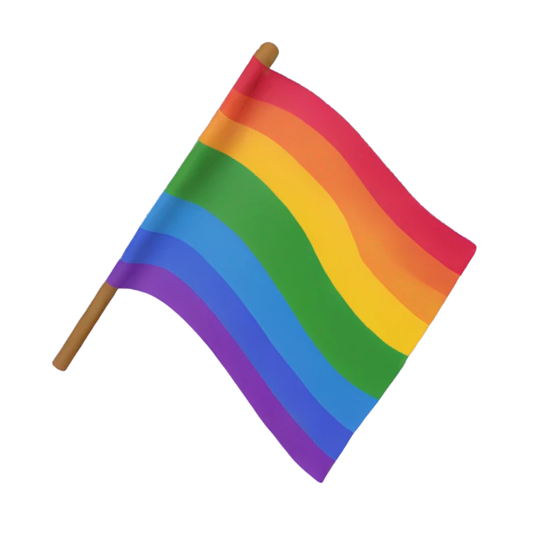 Pride flag emoji