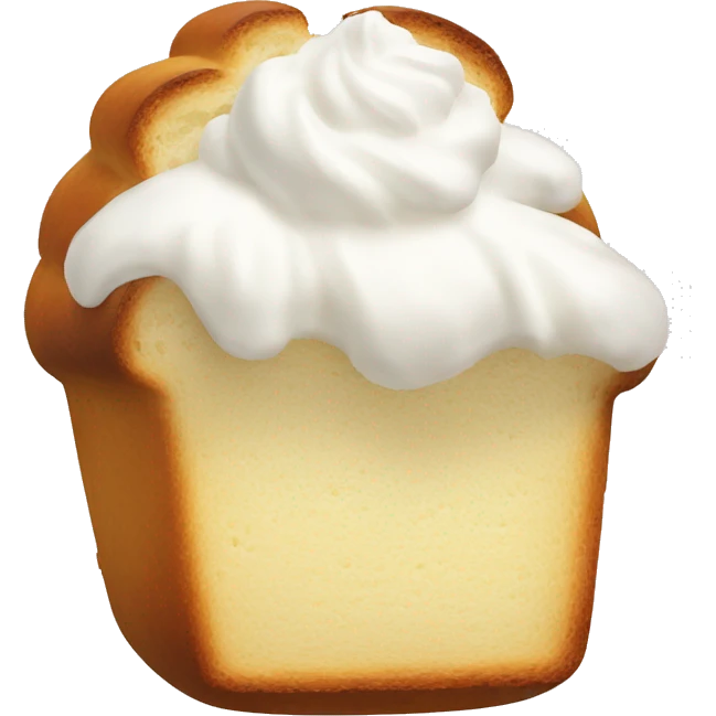 easter bread with white topping emoji