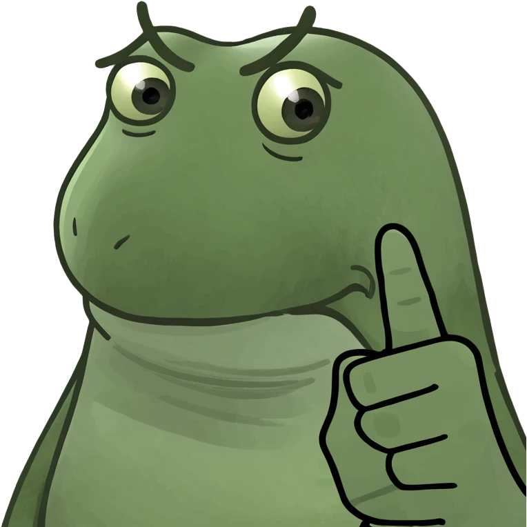 a toe sticking up the middle finger emoji