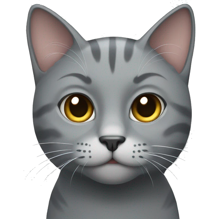 gray cat emoji
