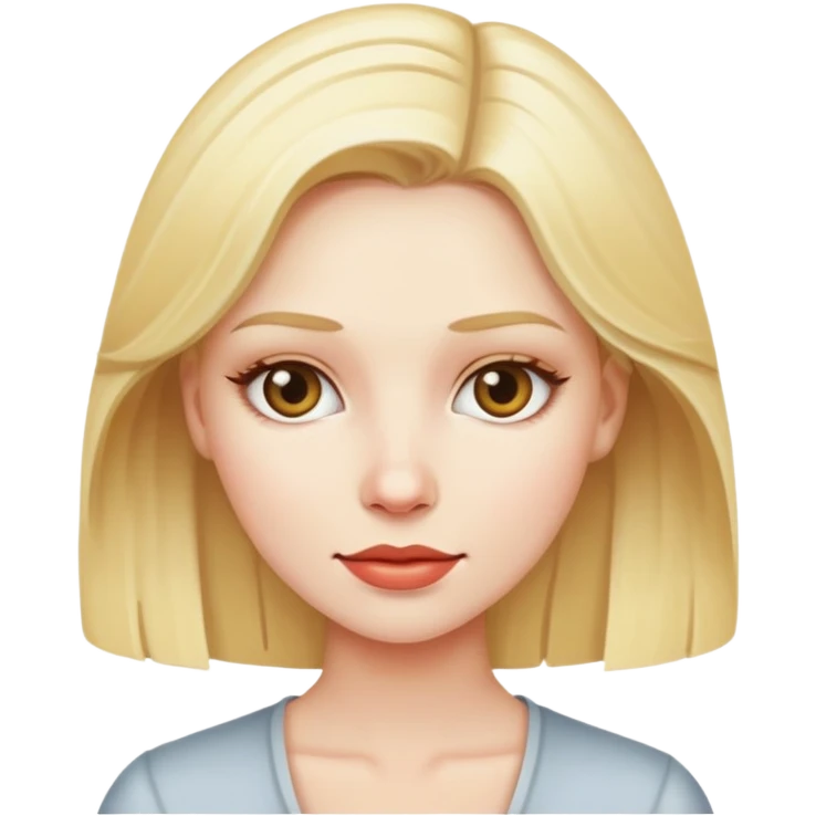 Голая блондинка  emoji