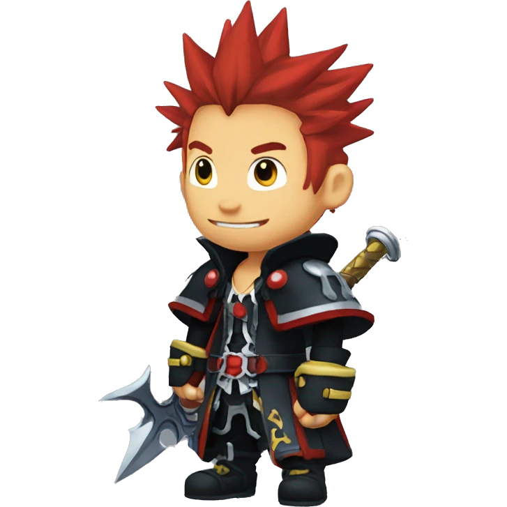 kingdom hearts Axel emoji