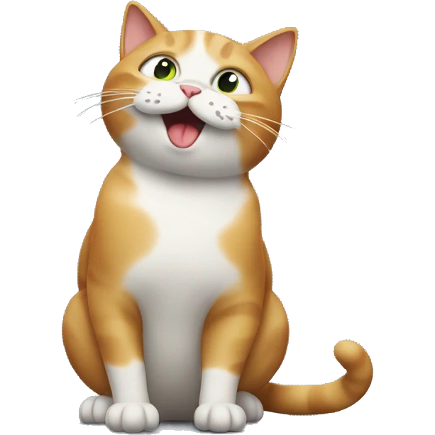 Cat farting  emoji