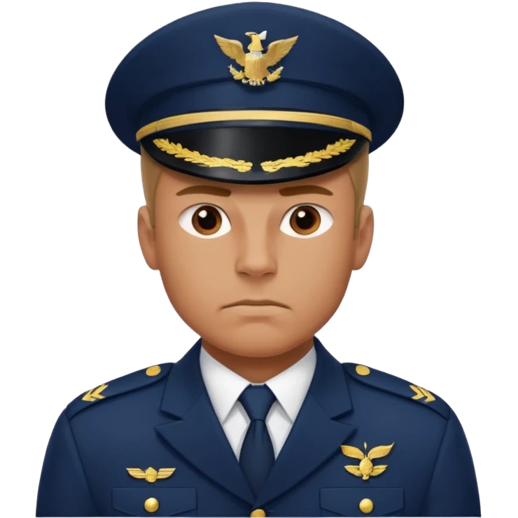 big powerful pumped-up fighter of the navy emoji