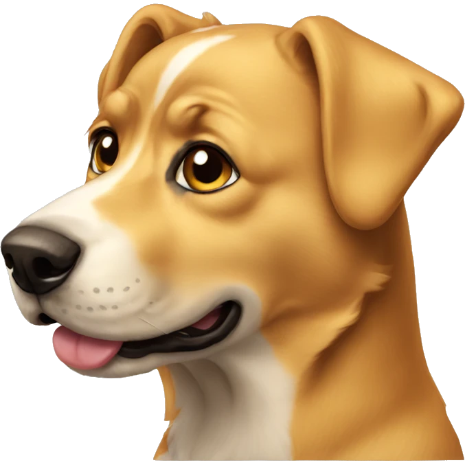dog golden emoji