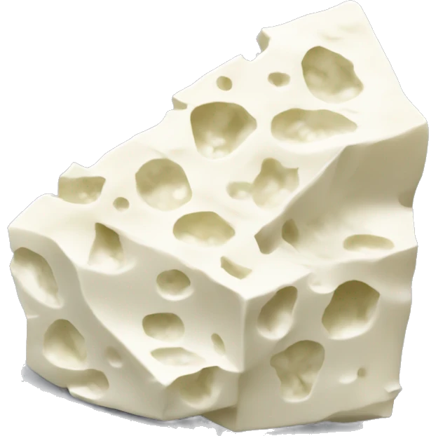 crumbled feta cheese emoji