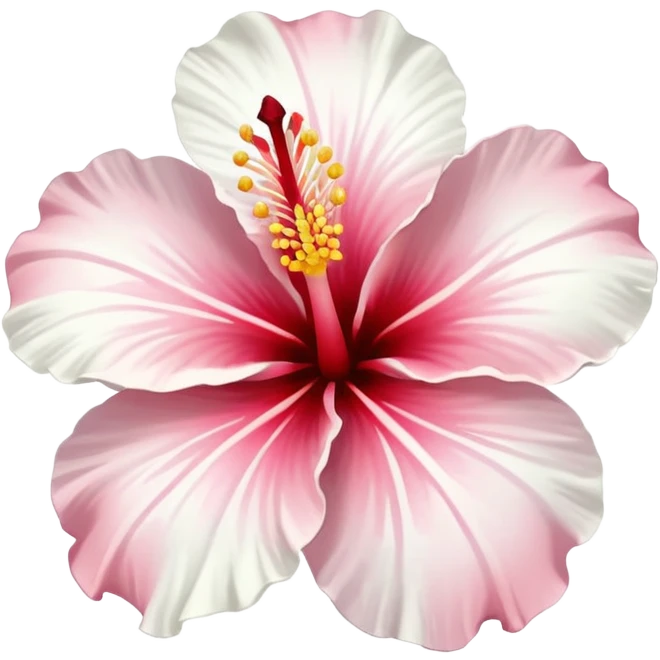 Ibisco bianco emoji