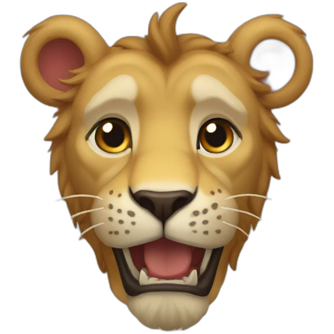 León corazón emoji