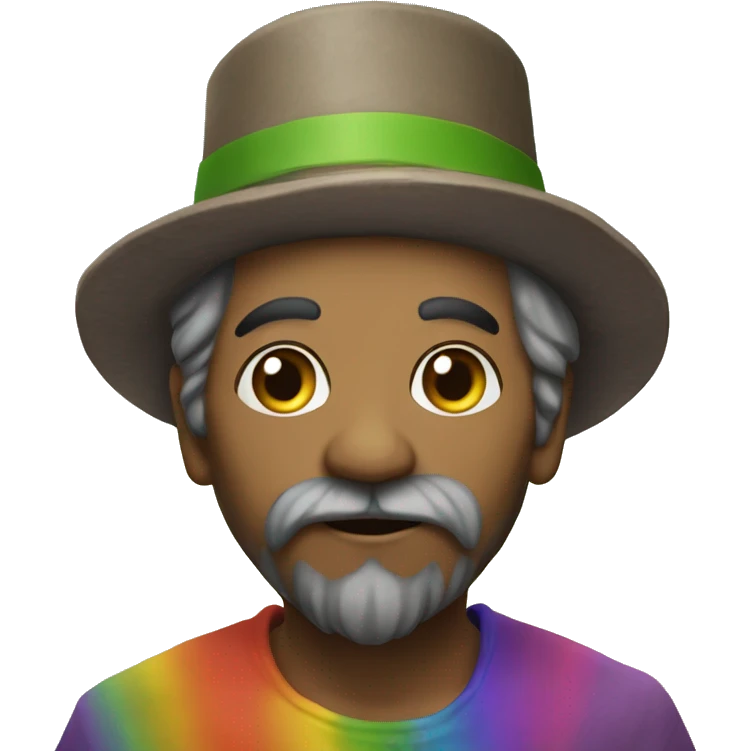 Leperchon on rainbow emoji
