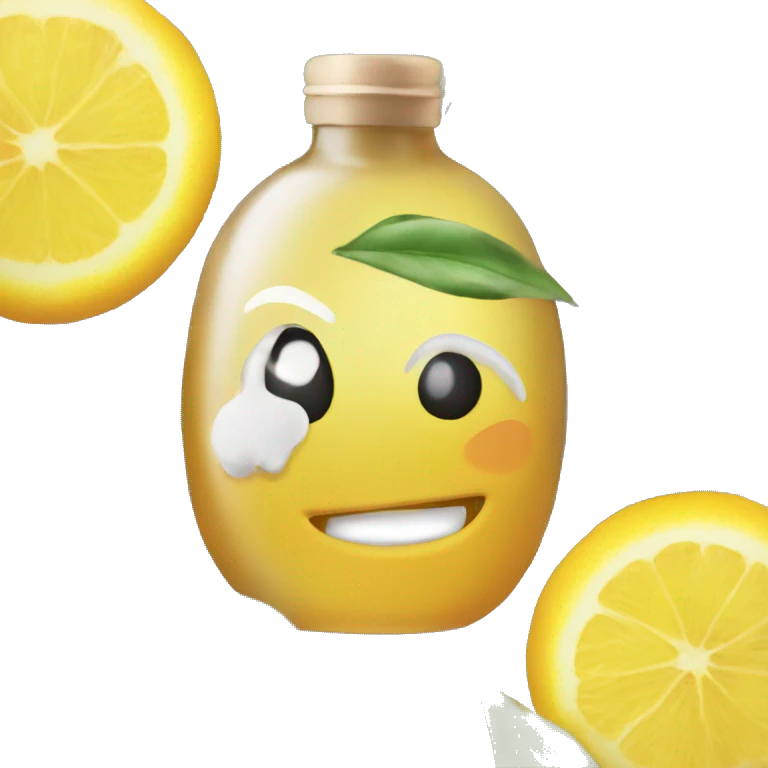facial tonic with label emoji