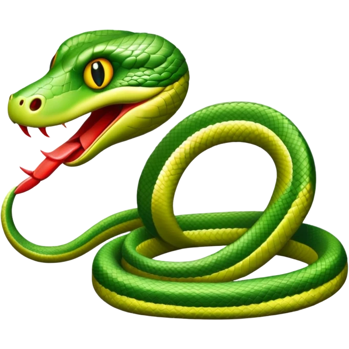 DANGEROUS LOOKING SNAKE emoji