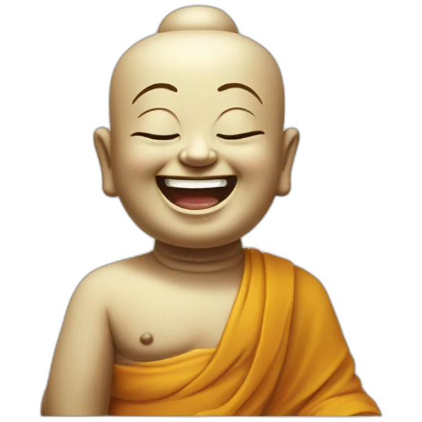 Laughing budhha emoji