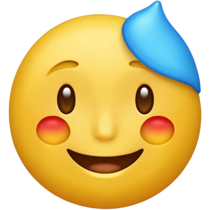 Un emoji qui pleure et qui sourit emoji