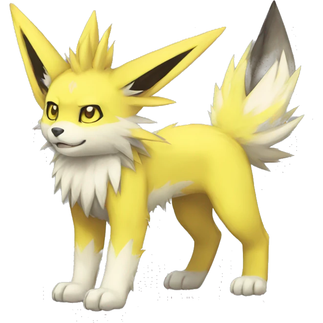 Zeraora-Jolteon-Renamon full body emoji