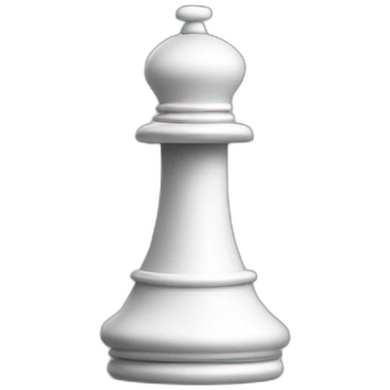 white Chess Pawn emoji