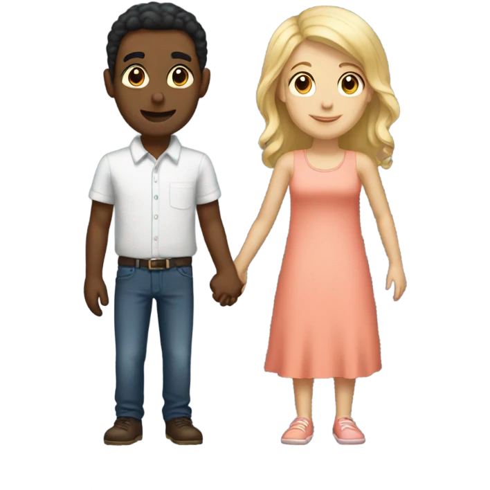 tall boy short girl couple emoji