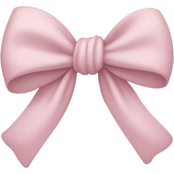 Baby pink bow emoji