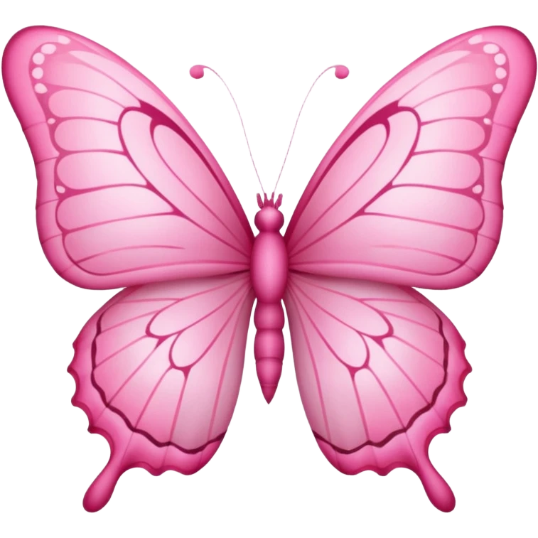 pink butterfly emoji