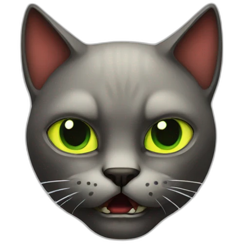 evil cat emoji