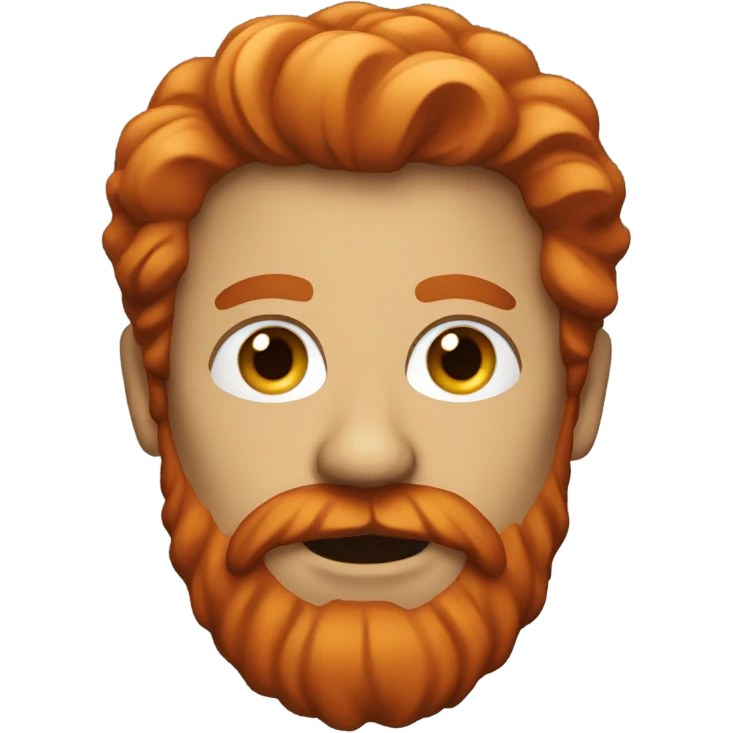 Man with red beard emoji