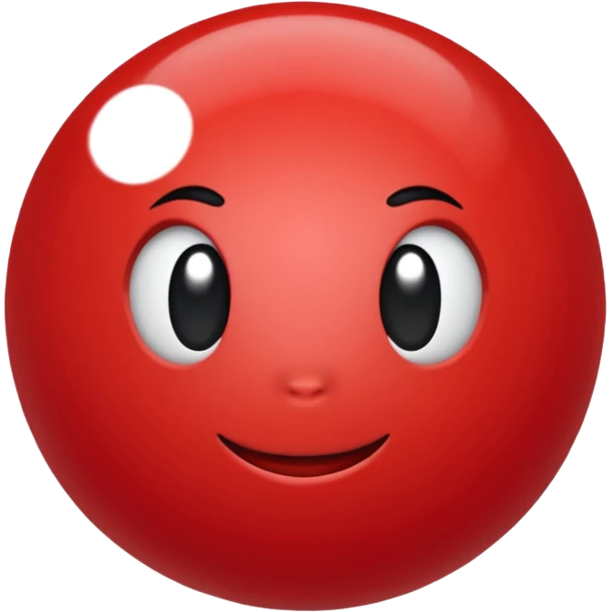 red ballin thing emoji