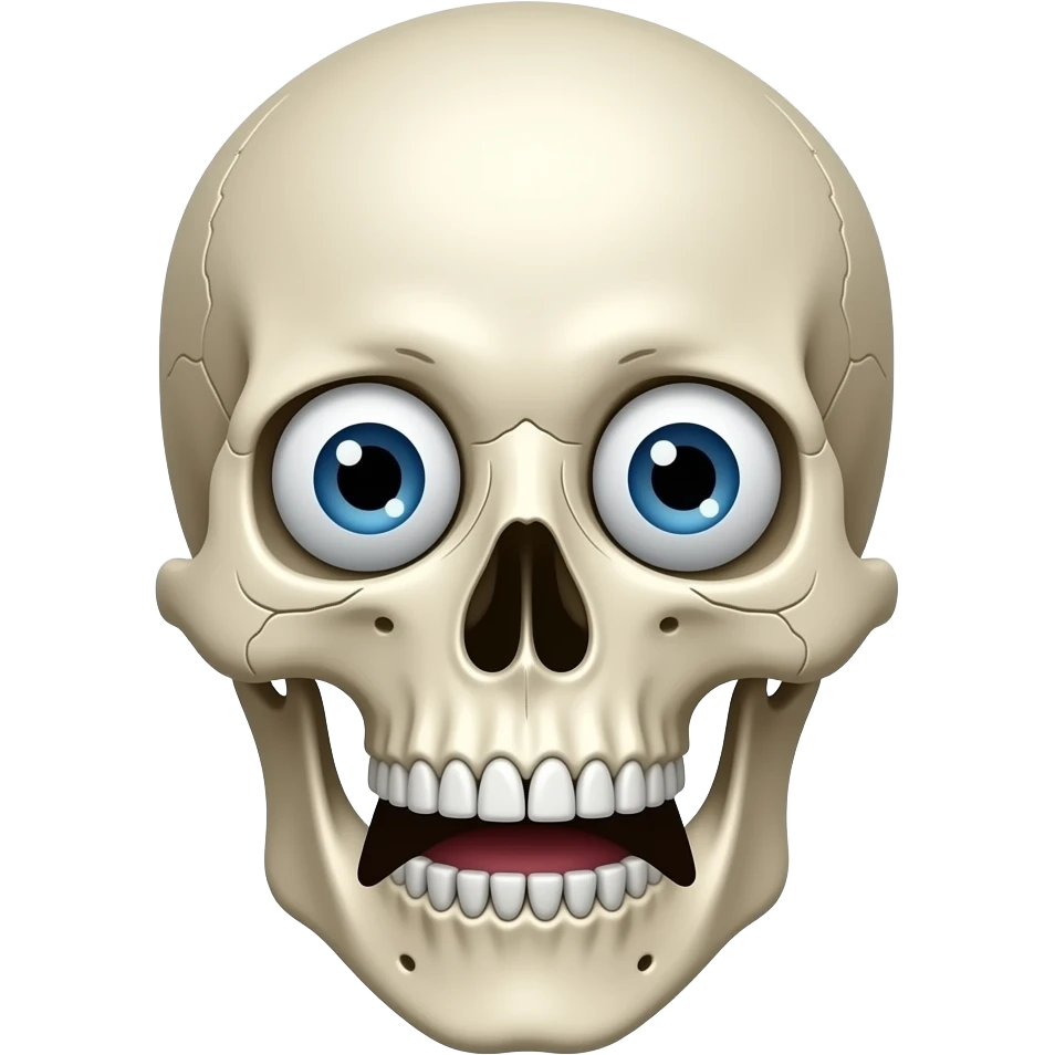 cool skeleton mind blown emoji