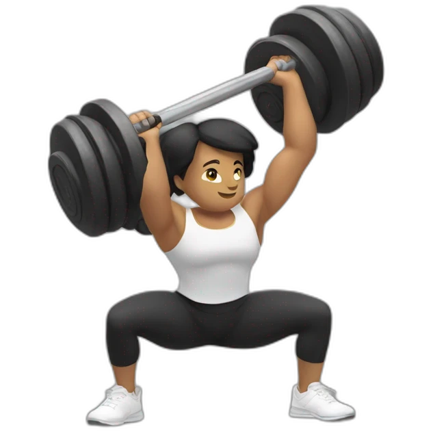 double kettlebell squat emoji