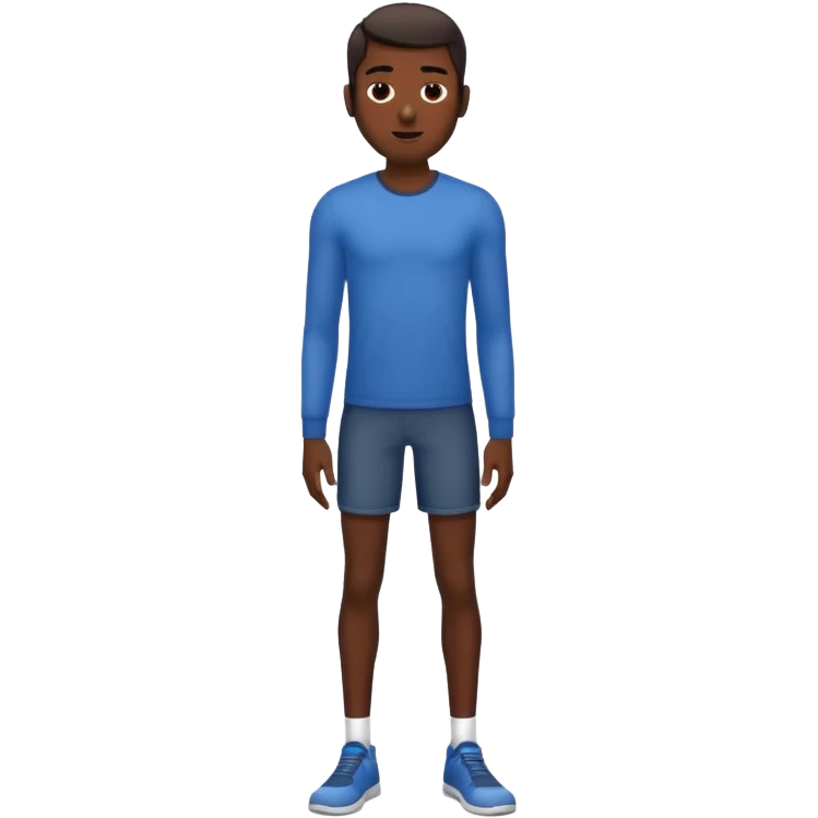 Black man with skinny legs emoji