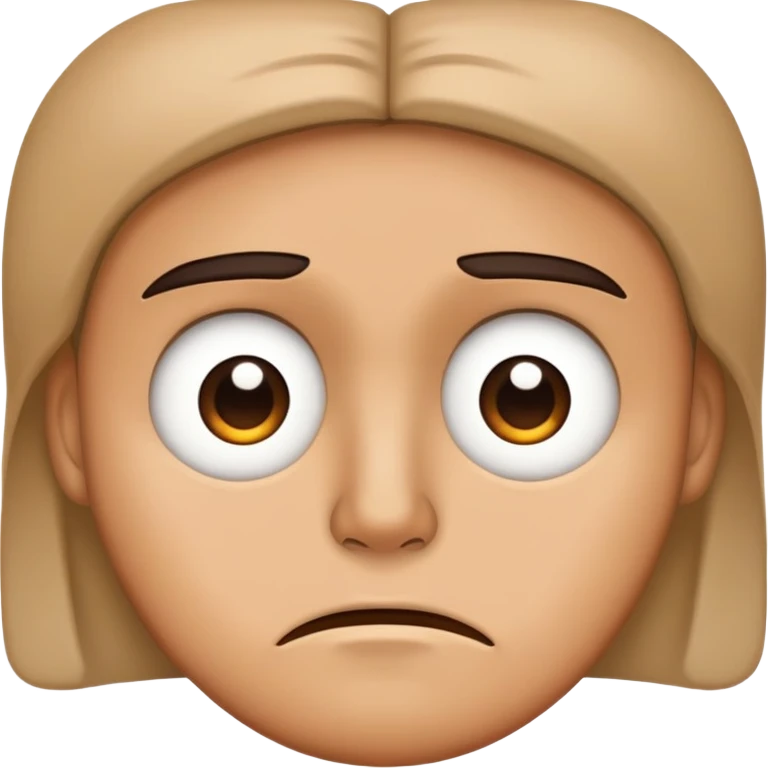 Frowning face emoji