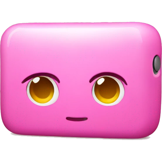 Pink iPhone 15 emoji
