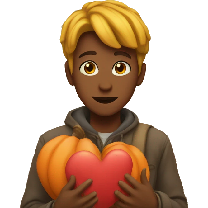 autumn heart  emoji