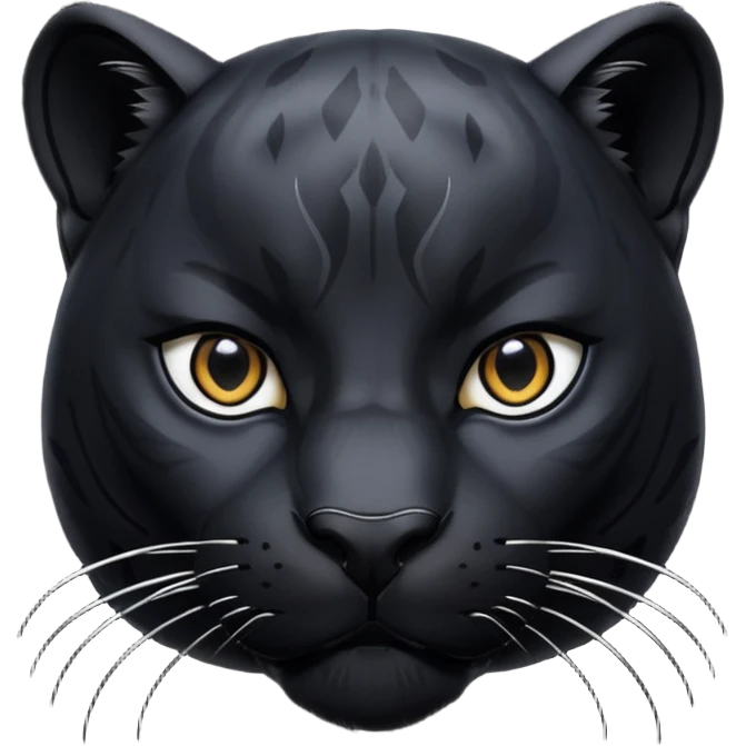 black panther face emoji
