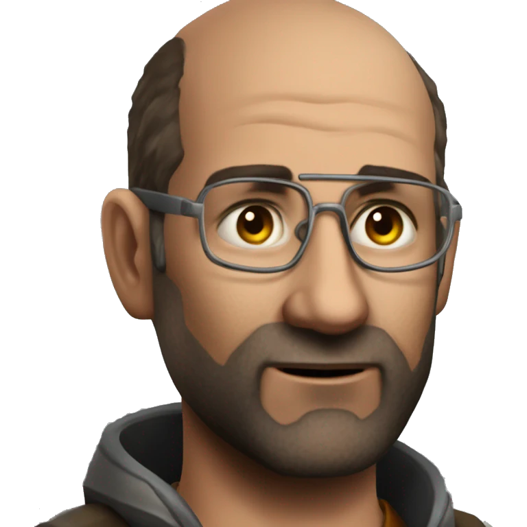 Isaac Kleiner of Half-Life emoji