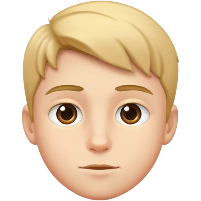 realistic portrait of a boy emoji