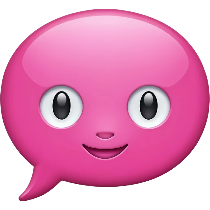 pink chat gpt ai app logo emoji